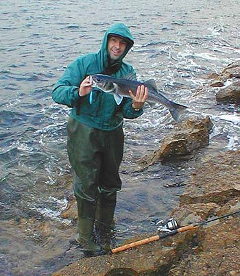 Steve's Thunderstick is still hooked in the scissors.