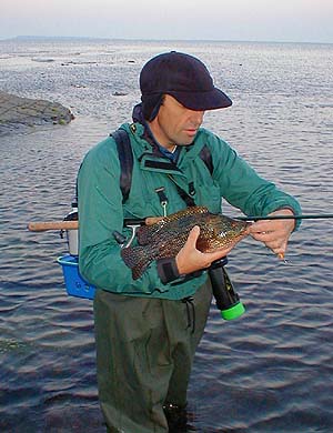 As usual lip hooked on the tail treble.