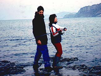 The Tout is the point of the headland in the distance.