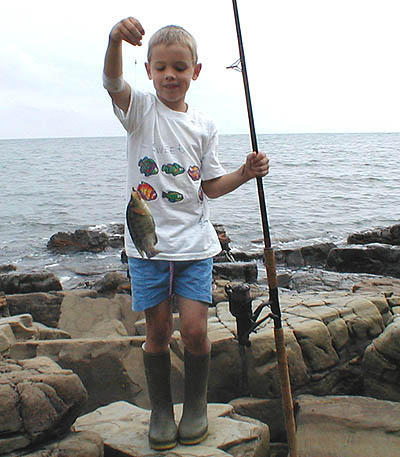 Even these little fish whipped the float under and away.