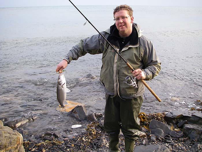 Nicely hooked on the middle treble.