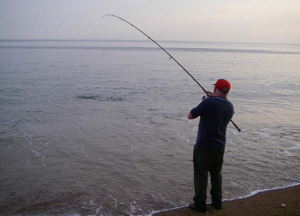 Nigel plays one of his bass - they all fought like stink.
