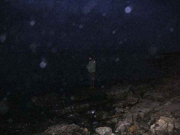 Ben fishing at the start of our session.