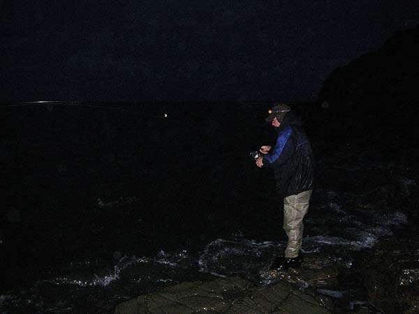 Nigel plays his good fish.