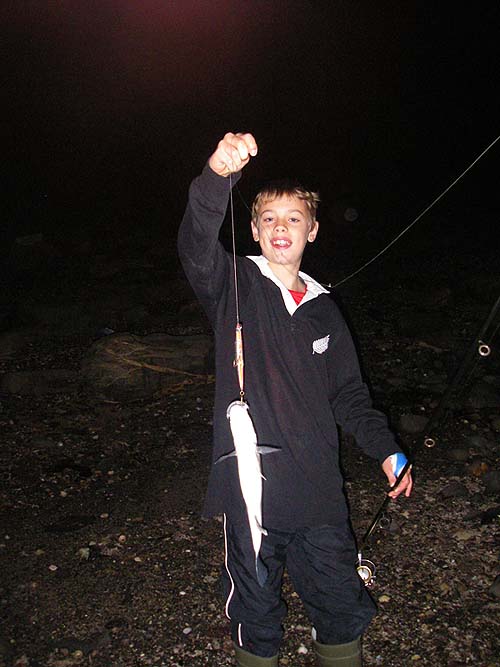 Not the biggest bass ever but great sport on light spinning gear.