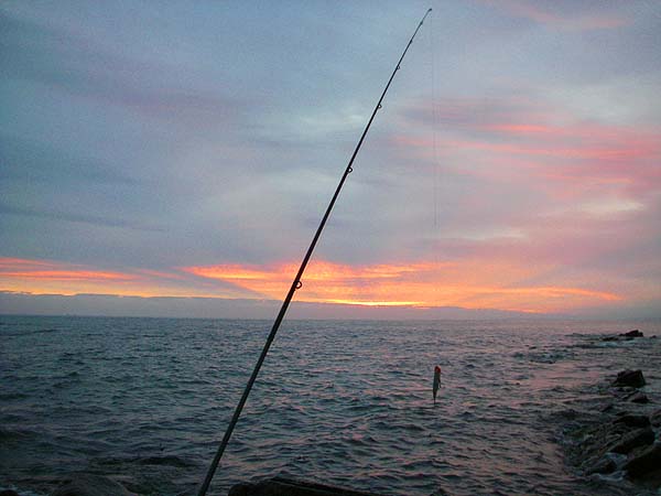 I was popping at dawn. Although I never had a bite it was the tactic that produced a seven pounder last weekend.