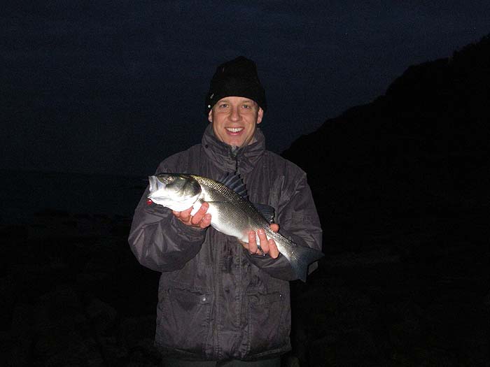 Not as early as it looks but Phil has his first bass of the year.