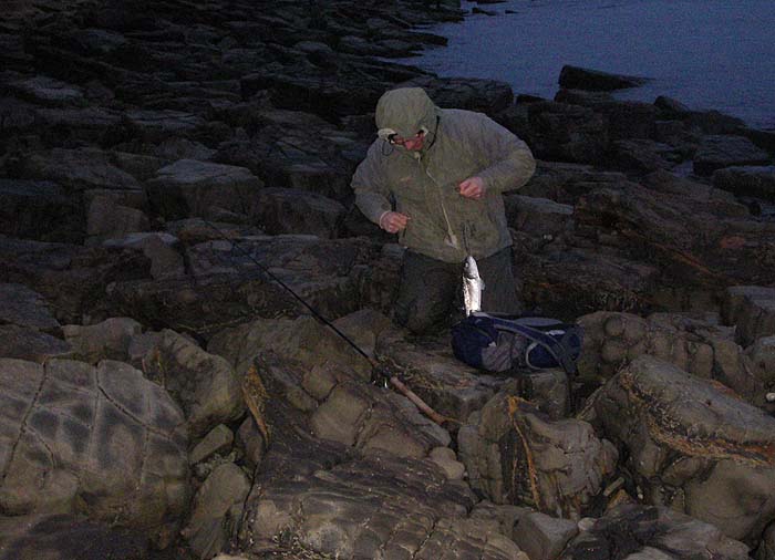 Ben's first of the season taken shortly after Phil's fish.