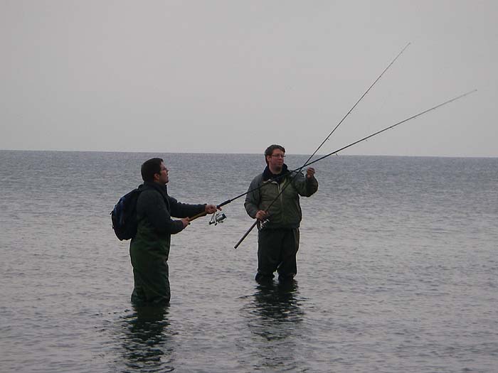Ben and Phil have a chat as we prepare to pack in and go for breakfast.