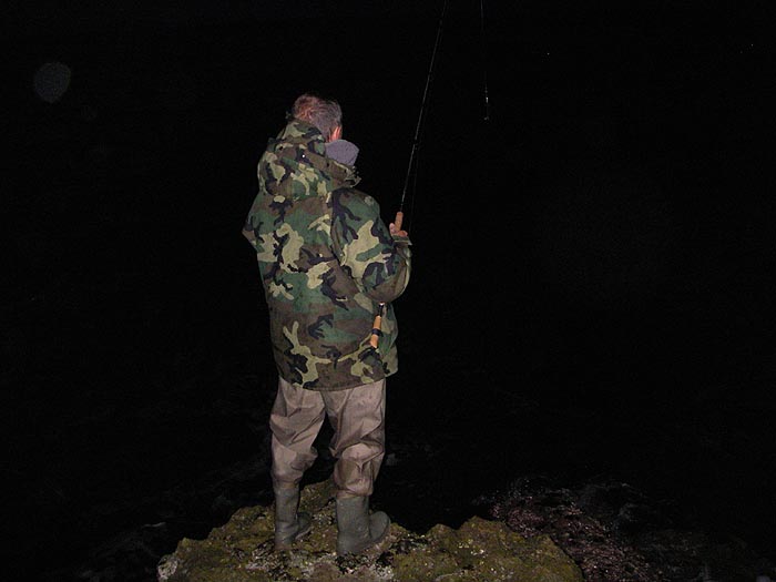 Our early morning session was of no help in catching fish.