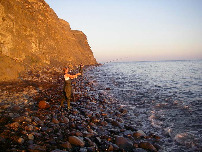 Despite all the effort all we could muster was two small fish.