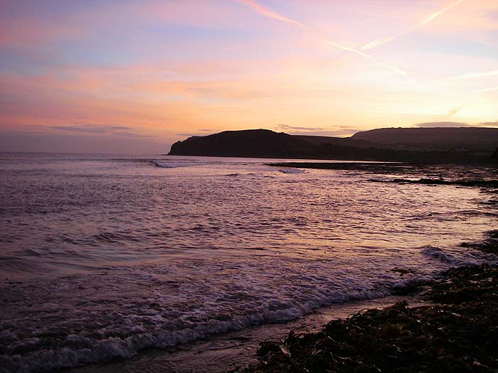 By the time the light was like this we'd both had fish.