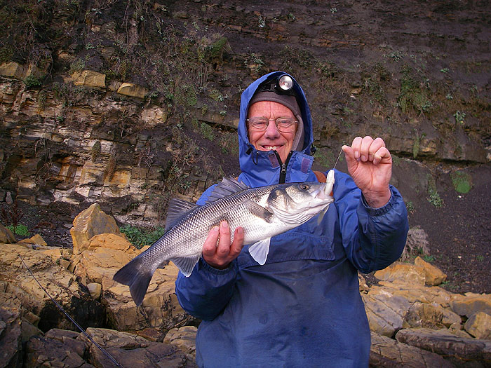 For once I had a pal to take my picture with the fish.