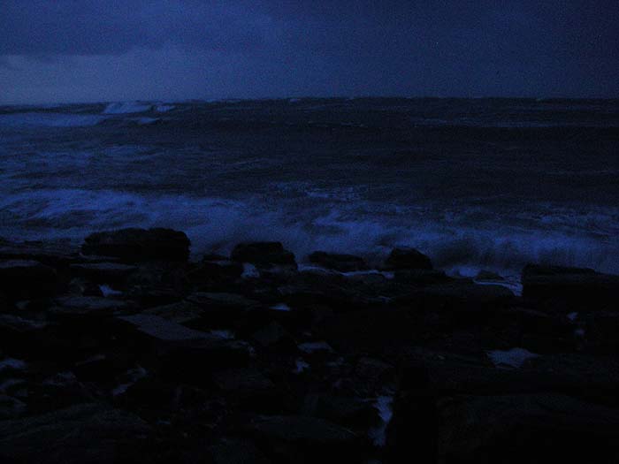 It was still dark and the picture doesn't do it justice. Believe me it WAS rough.