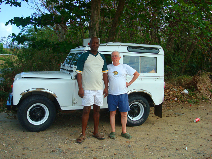 Not only is he about a foot taller than me but Rupert knows a lot more about catching jacks and tarpon. He fishes from the beach all day and every day - what a life!