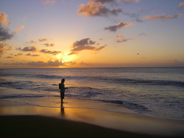Even when the fishing's not so good Tobago has it's compensations.