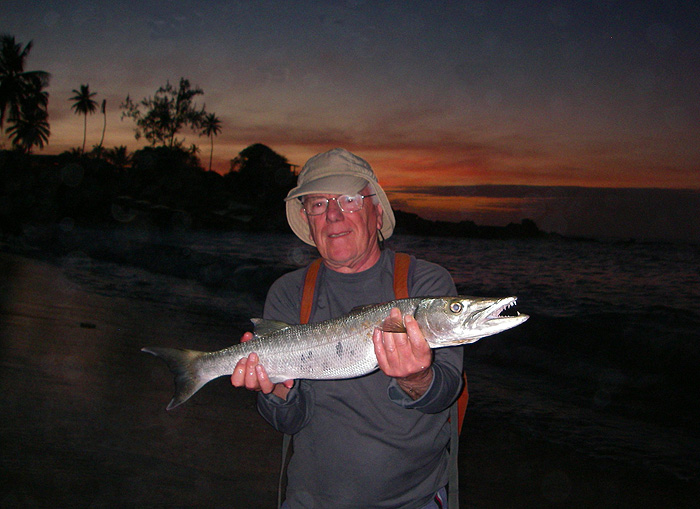 I love catching barracuda. The hit and the subsequent ripping runs are second to none.
