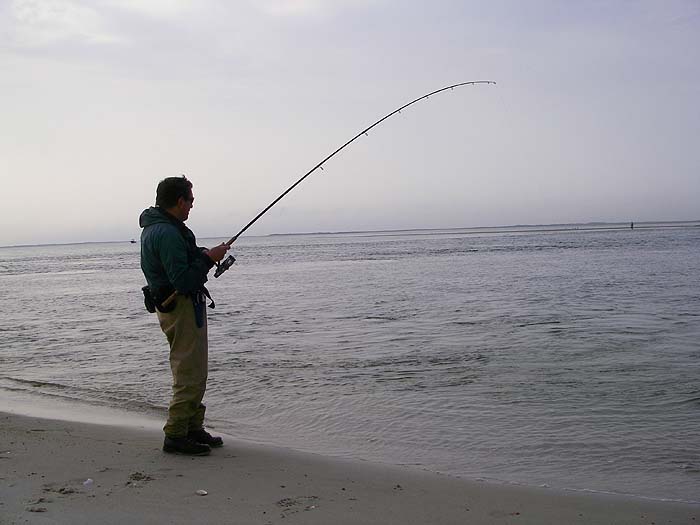 A different spot on a sand spit but agin the tides run fiercely.