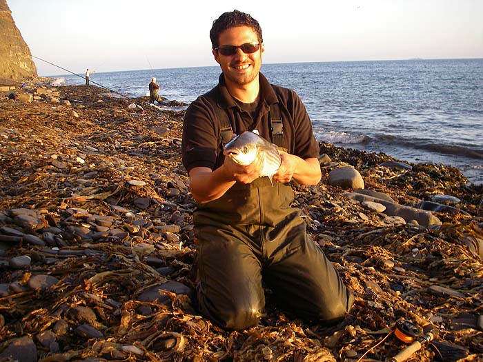 What a wonderful fish. The yellow cast to the pictures is simply the beautiful evening light.