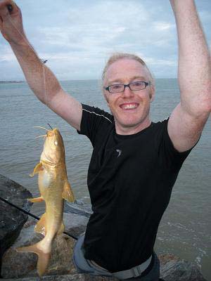 More like a decent fish but still not enough to satisfy Richard's fishing requirements.