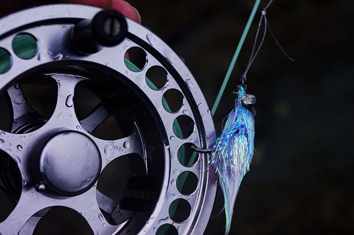 It's a bit smarter than my old Okuma reel - nice 'bass' fly too.