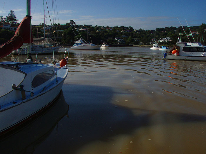 Even though it was just dirty rain water on top of the salt it would be a bit 'off putting'.