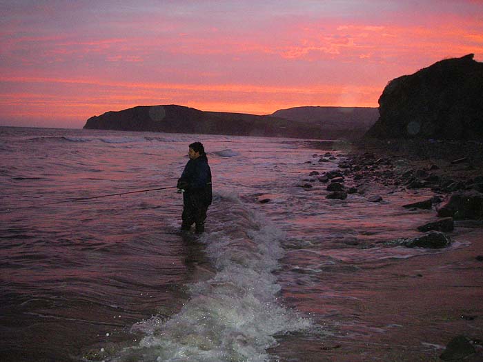 Our first, fishless morning was spectacular.