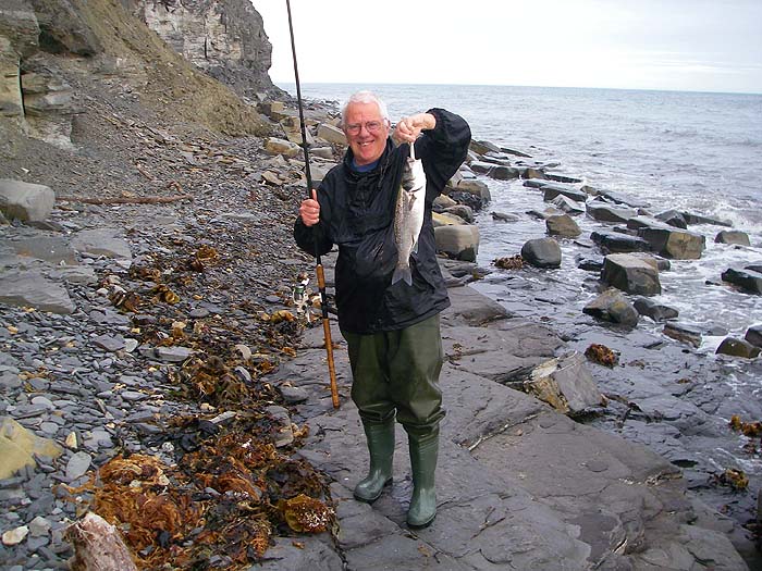 The smaller of my bass on our final attempt.