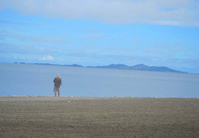 Alan spinning from the beach before his little accident.