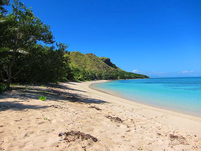 Look at the colour of that sea! What a place!