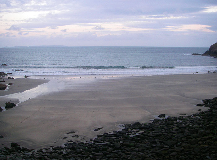 This a beautiful beach and easy to fish. I'm sure that there would have been more and bigger bass given time to 'suss it out'.
