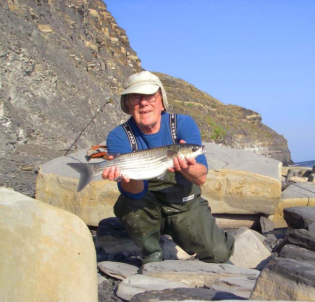 The really fat thicklip was an unusual catch on my little plastic eel.