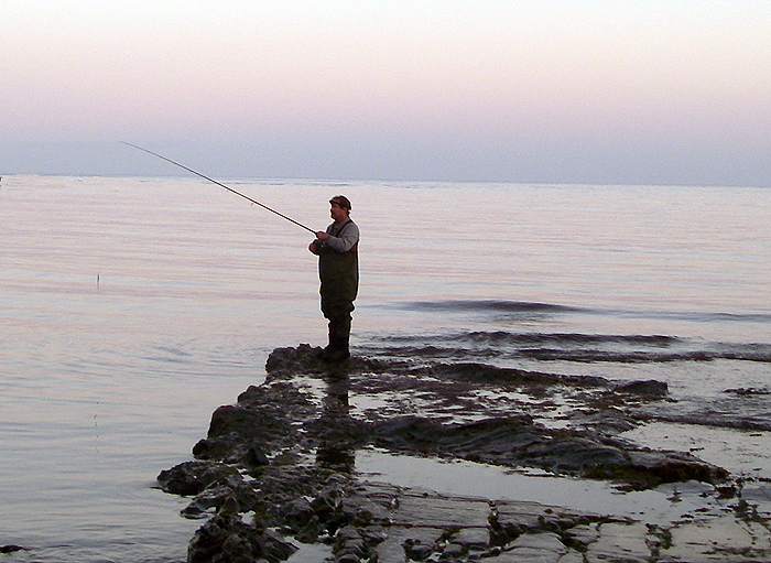 He wasn't in quite the right spot or I'm sure our catches would have been reversed.