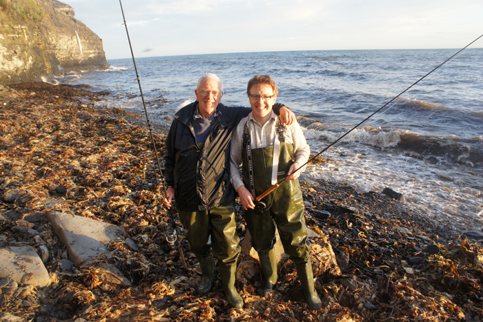 Bill took this nice picture - we don't often fish together these days.