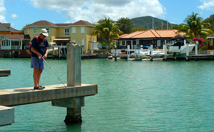 We only spun here on the first day.