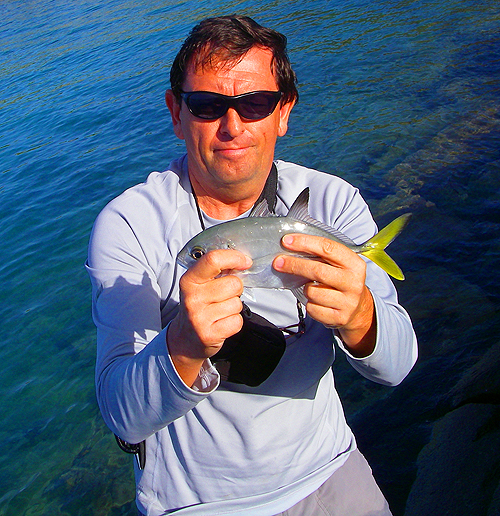 The jack suggested hopes of much better fish from this spot.