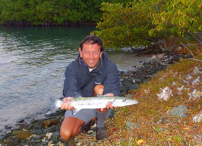 This one was a bit bigger than mine and he was just as pleased.