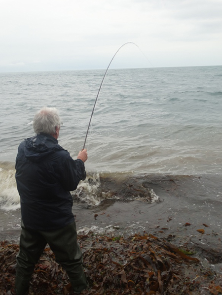 My first mullet of 2014 makes a run for it..