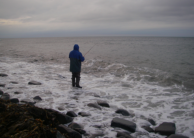 Trying hard in trying conditions.