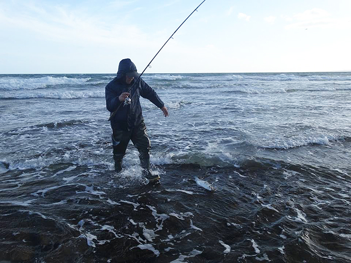 At this point I was confident that my fish wouldn't get away.