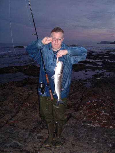 Surprisingly this one did not fight as well as the smaller fish.