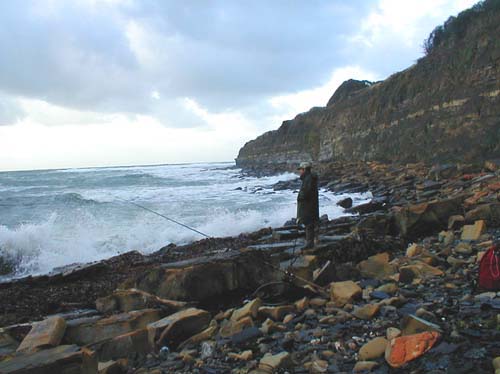 The surf is like 'weed soup' making it almost impossible to fish.