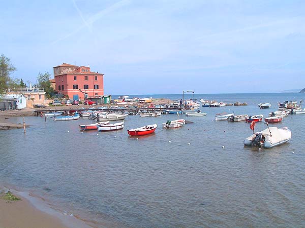 Although there were plenty of small fish in the harbour area I could not fish here.