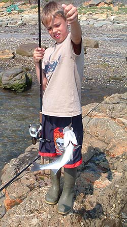 I was more surprised than Ben to see what had taken the bait.