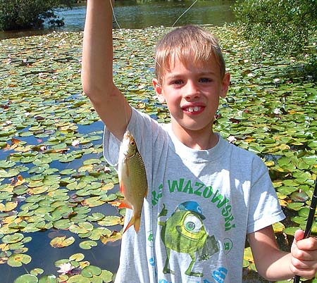 Beautiful fish rudd - but not a patch on bass - I know what we'll be doing next time he comes to stay.