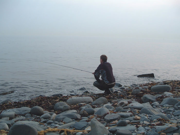 Although he'd never done it before he quickly adapted to the stealthy approach and delicate casting needed.