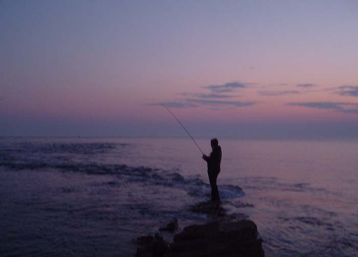 Ben into his second ever popped bass.