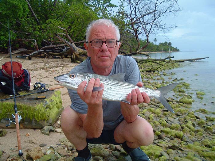 I was chuffed with this fish. Note the spinning gear in the background.