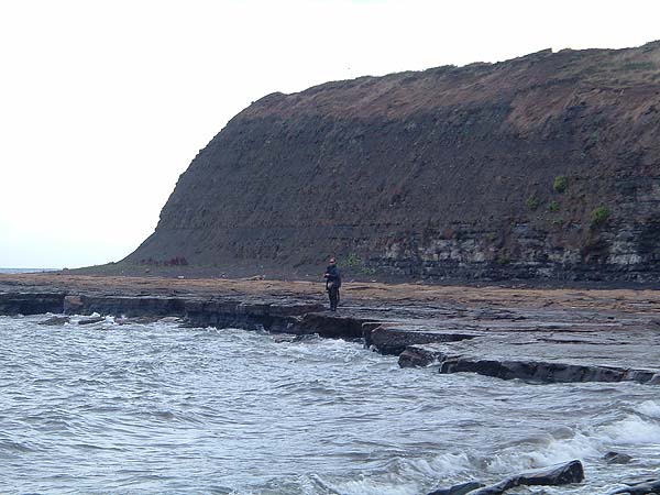 This chap turned up after us and fished over the same ground with no joy.