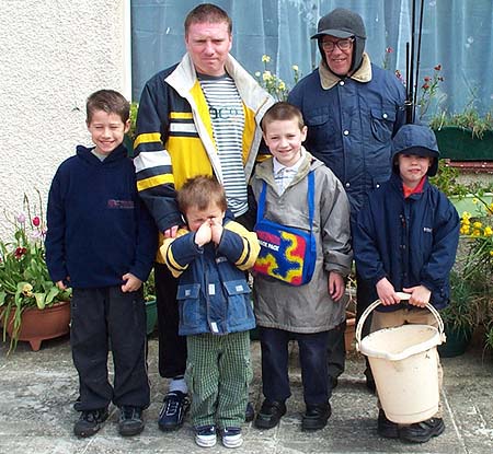 Paul, Me,Orion, Matthew, James and Ben - all rarin to go.